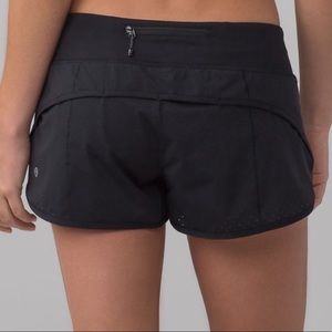 Lululemon Black running shorts